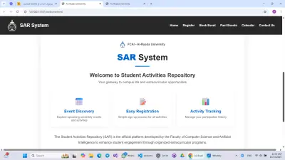 نظام  وموقع الكتروني لإدارة الأنشطة الطلابية