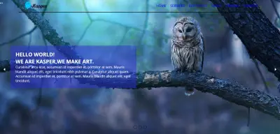 مشروع موقع Kasper - قالب ويب متكامل