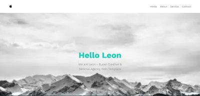 مشروع موقع Leon - وكالة إبداعية حديثة