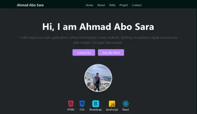 موقع  الكتروني شخصي