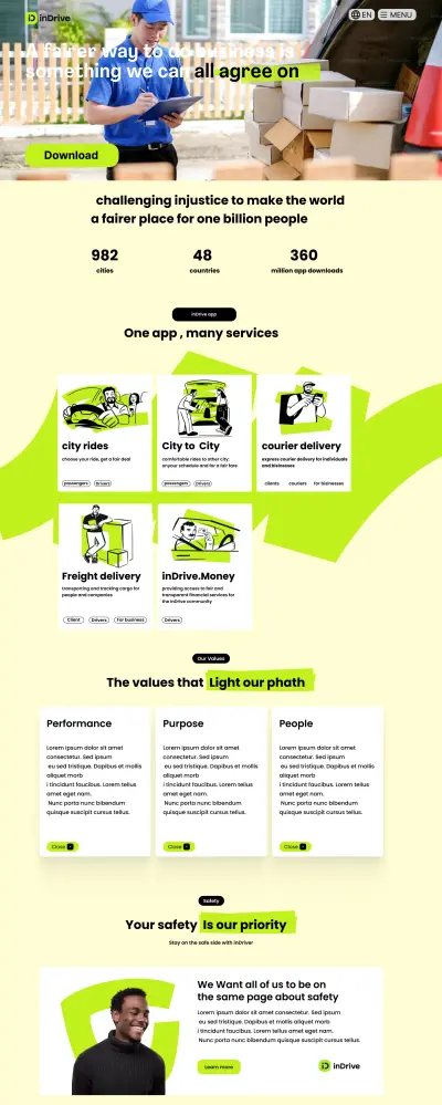 copy to indrive wepsite