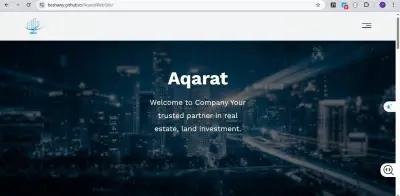 موقع تعريفى لشركة  عقارات