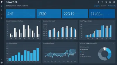 تصميم لوحة تحكم (Dashboard) احترافية وتفاعلية باستخدام Power BI