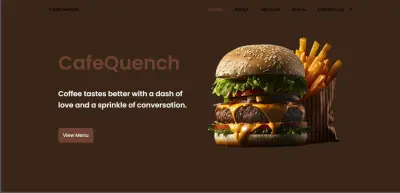 مشروع بسيط websiteلمطعم