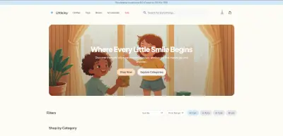 متجر إلكتروني متكامل لعرض وبيع المنتجات