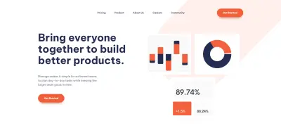 Manage landing page