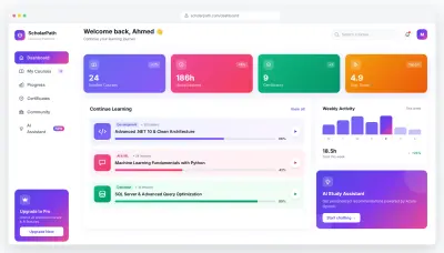 ScholarPath | منصة تعليمية متكاملة بالذكاء الاصطناعي – .NET 10 + React 19