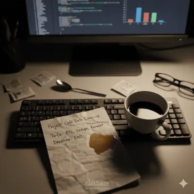 تنظيف ومعالجة البيانات لمبيعات المقهي باستخدام Python