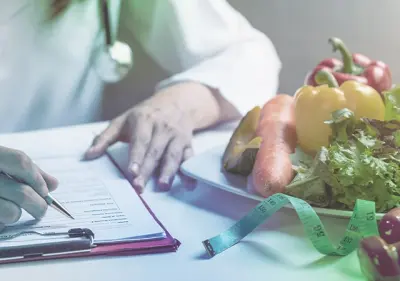 إنتاج فيديو ذكاء اصطناعي لعيادة تغذية علاجية