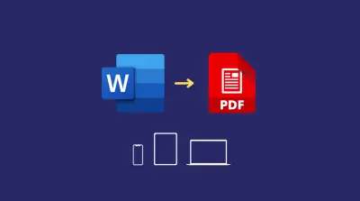 تحويل ملفات Word إلى PDF مع تنسيق احترافي