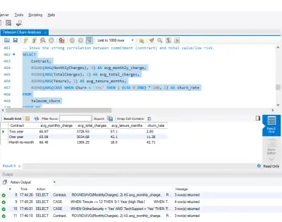 صورة العمل عمل استعلامات باستخدام MYSQL