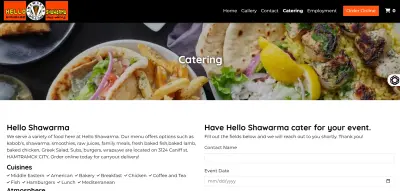 موقع طلبات أونلاين احترافي لمطعم