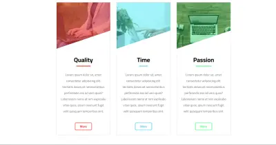 صفحة هبوط وموقع تعريفي باستخدام HTML5, CSS3, JS, React, Bootstrap