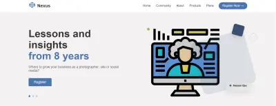 برمجة مواقع الكترونية - تطوير Landing Page