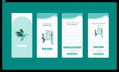 تصميم واجهة تطبيق موبايل عصرية بتجربة مستخدم سلسة تفاصيل العمل