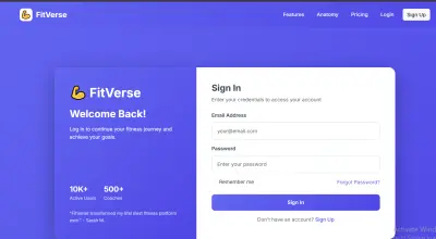 تطبيق ويب ذكي لإدارة اللياقة البدنية والتغذية باستخدام الذكاء الاصطناعي