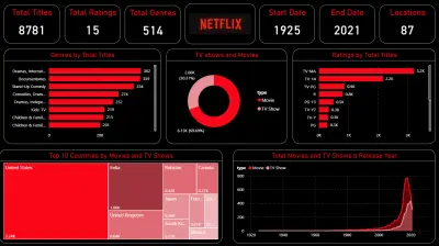 Netflix Report using Power BI