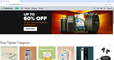 تطبيق ويب للتجارة الإلكترونية باستخدام Angular 20 وTailwindCSS