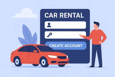 خدمة تأجير السيارات أونلاين.