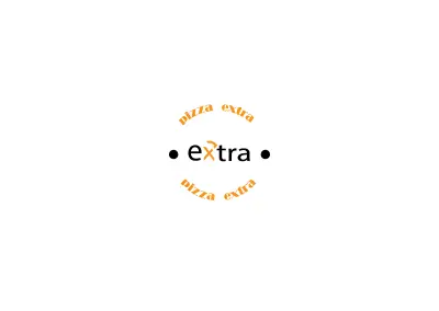 تصميم شعار مطعم بيتزا "Pizza Extra"