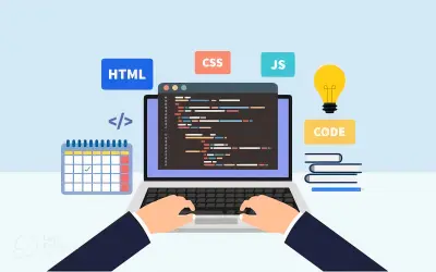 تطوير موقع ويب متكامل باستخدام HTML وCSS وJavaScript من الصفر