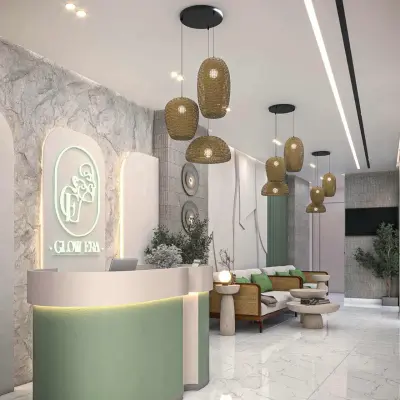 تصميم شعار لمركز تجميل مع كوفر للفيس بوك بيدج