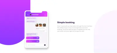 صفحة هبوط لتطبيق دردشة (Chat App Landing Page) باستخدام HTML وCSS