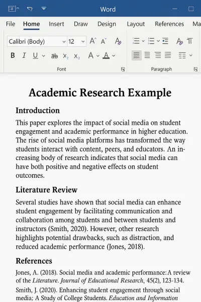 إعداد أبحاث احترافية دقيقة ومُنظمة في مختلف المجالات