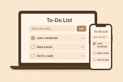 تطوير تطبيق قائمة مهام (To-Do List) باستخدام HTML وCSS وJavaScript