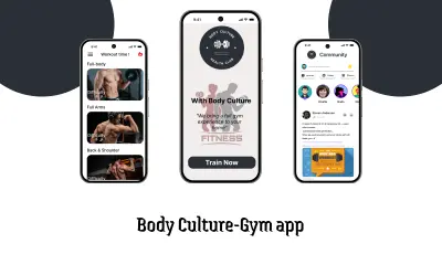 Gym app UI