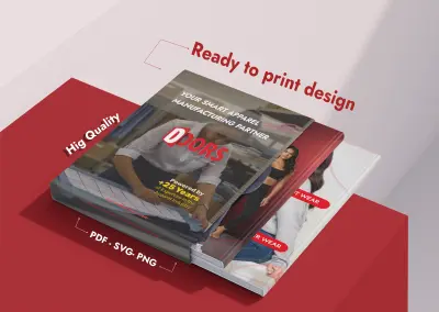 تصميم عرض تقديمي احترافي تجاري لشركة Doors للملابس الجاهزة