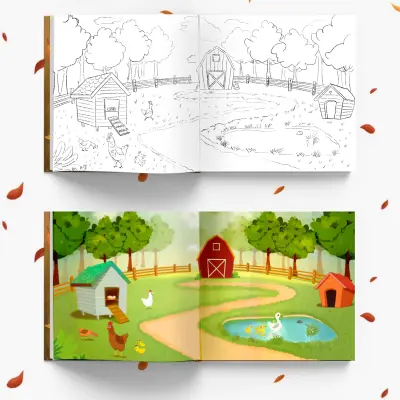 Children’s book "Farm "