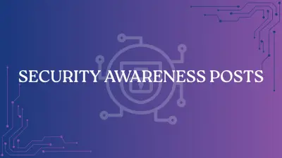 صممت منشور توعوي رقمي عن أمان أجهزة الـ POS