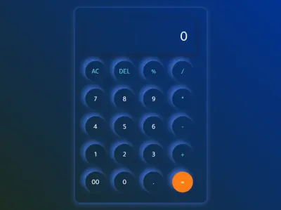 تصميم وبرمجة آلة حاسبة تفاعلية باستخدام HTML وCSS وJavaScript