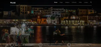 world template with responsive