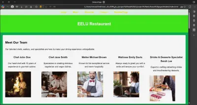 تصميم wep front end