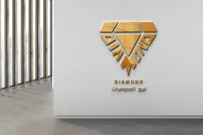 تصميم شعار مميز لمتجر DIAMOND المختص ببيع المجوهرات