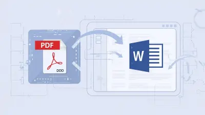 تحويل اي ملف من pdf الي word