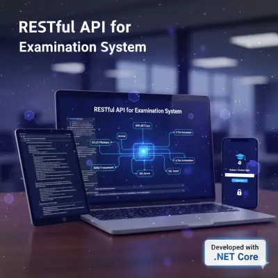 تطوير RESTful API متكاملة لنظام امتحانات أونلاين لإدارة الكورسات، الامتحانات، الأسئلة، والنتائج.