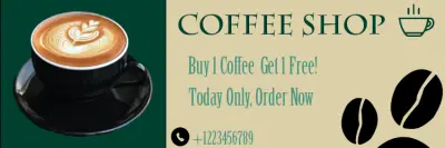 Coffee Shop Web Banner