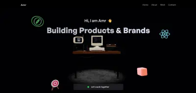 3D Portofolio website with next.js
