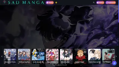 Sadmanga | منصة متكاملة لقراءة المانجا باستخدام React.js