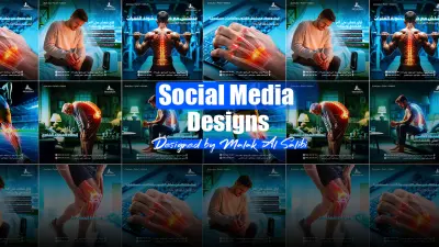 إعلان إبداعي لوسائل التواصل الاجتماعي لطبيب عظام