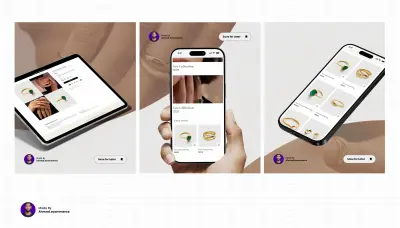 تصميم وتطوير متجر الكتروني ( مجوهرات ) ووكوميرس ور