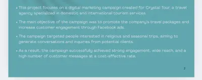 Crystal tours marketing strategy