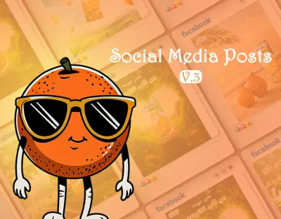 تصميم سوشيال ميديا لمنتج عصير