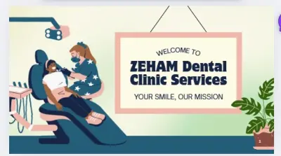 حاملة اعلانية لعيادة اسنان زحام في المعمورة