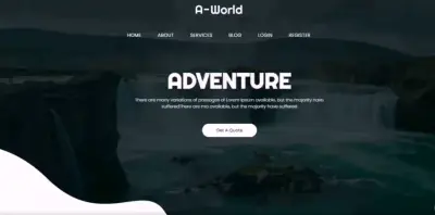 صورة العمل Web Blog application