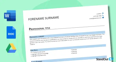 تصميم سيرة ذاتية احترافية بأسلوب عصري يبرز الهوية المهنية