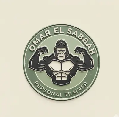 لوجو خاص لمدرب جيم